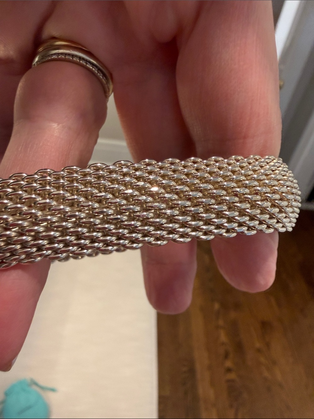 Tiffany & Co. Silver Mesh Somerset Bracelet - Silver - Picture 4 of 5